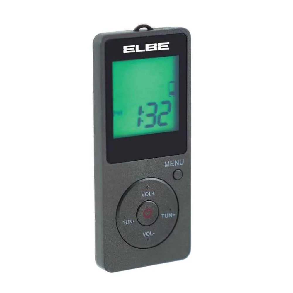 Rádio Portátil Digital ELBE RF95 Cinzento escuro .