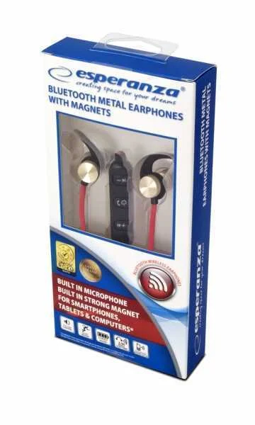 Esperanza Bluetooth Magnetic Metal Eaprhones Copper