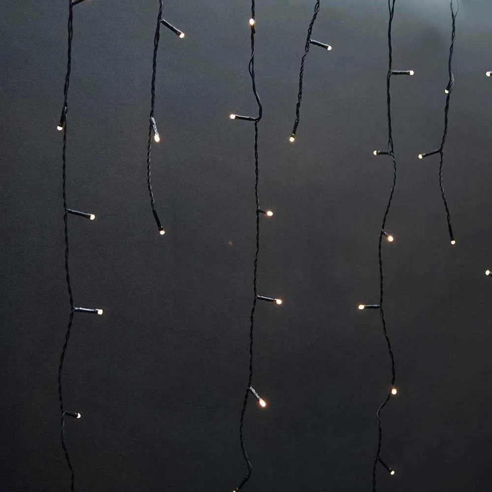 Luces de Carámbano Decorativas | 180 Leds | Blan.