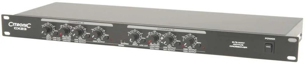 Cx23 Active Crossover - Stereo 2-Way / Mono 3-Way