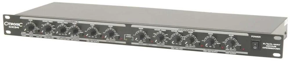 Cx34 Active Crossover 2 / 3 / 4-Way