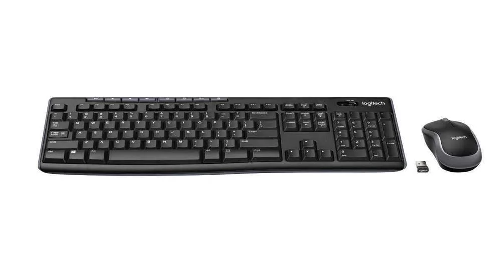 Teclado Logitech Mk270 Preto Azerty Francês 