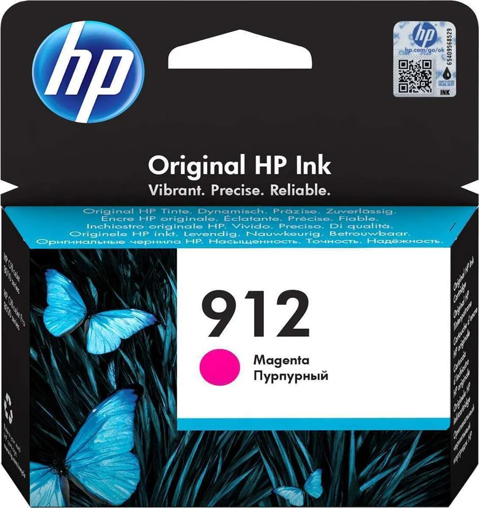Tinteiro Hp 912 Magenta - 3yl78ae
