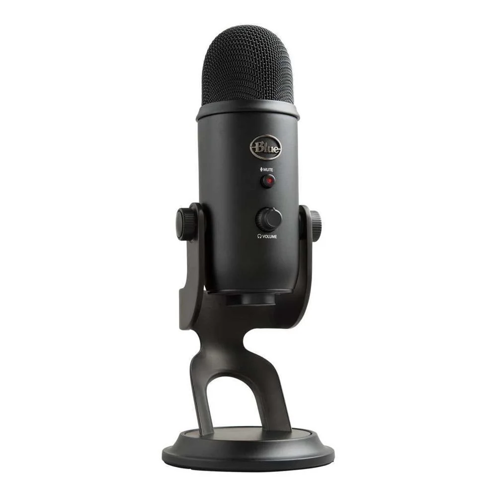 BLUE MICROPHONES YETI PRETO MICROFONE DE MESA