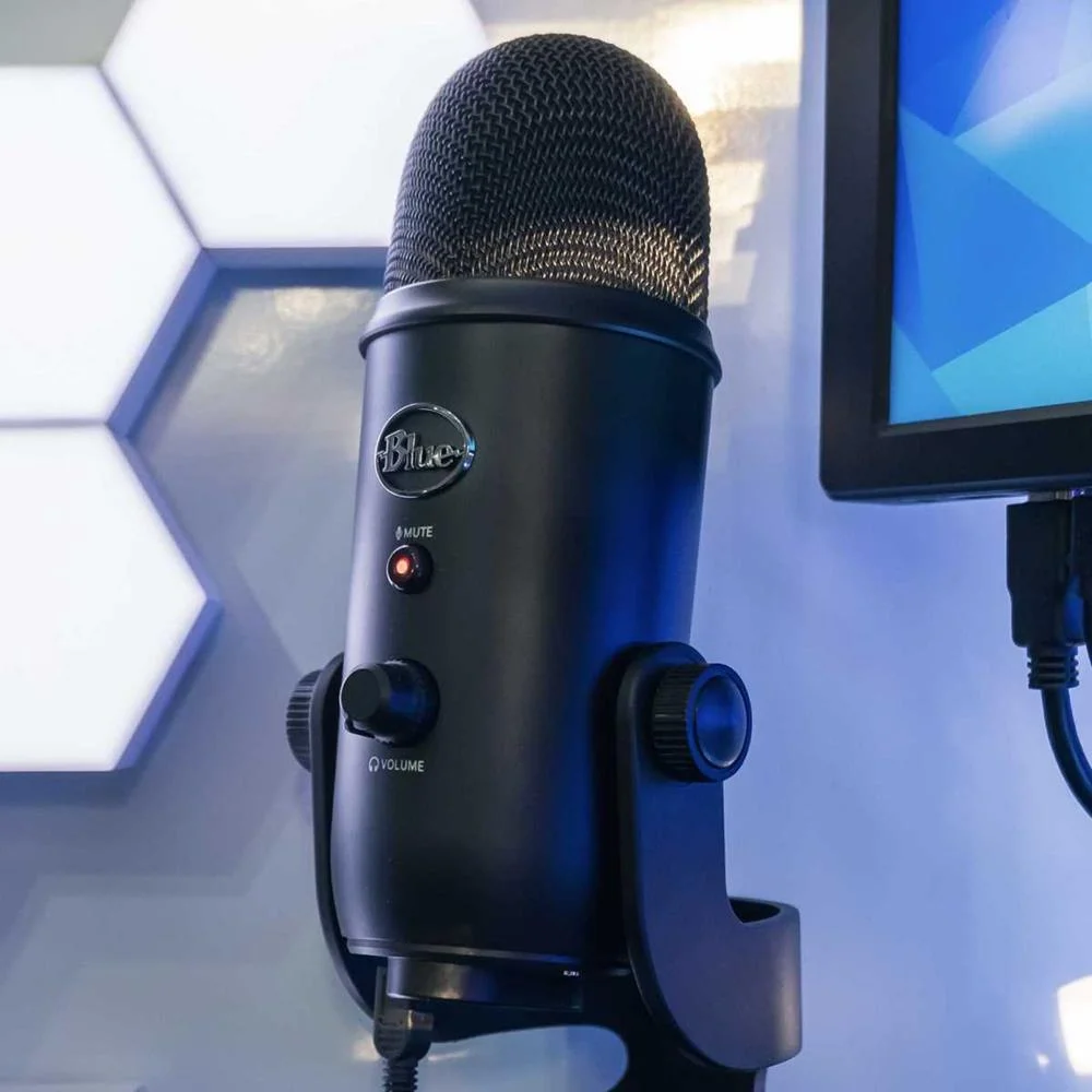 BLUE MICROPHONES YETI PRETO MICROFONE DE MESA