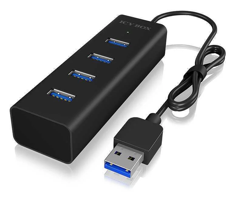 Hub 4-Port Usb3.0 Negro