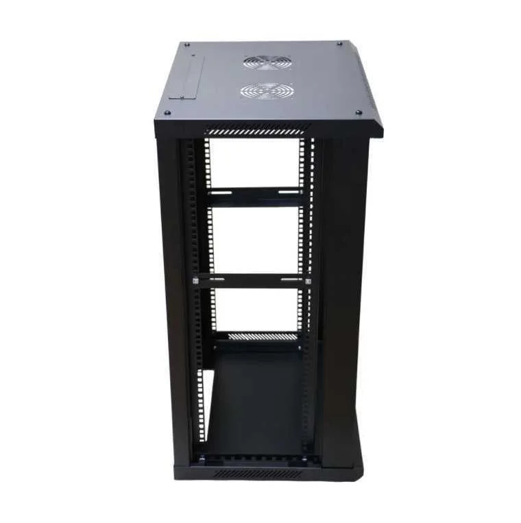 Extralink-szafa wisz 19  15U 450mm d szklane czar.