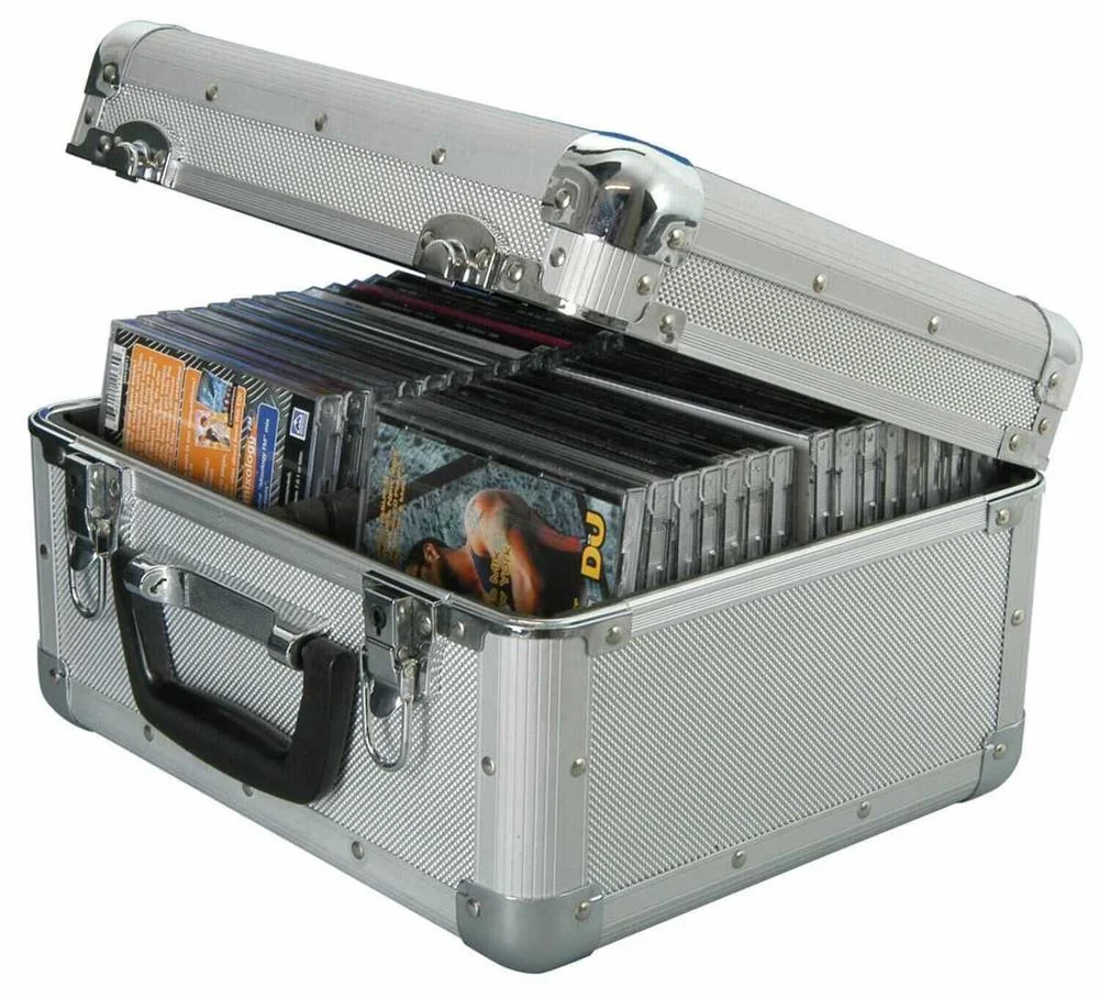 Aluminium Cd Flight Case, 40 Cds