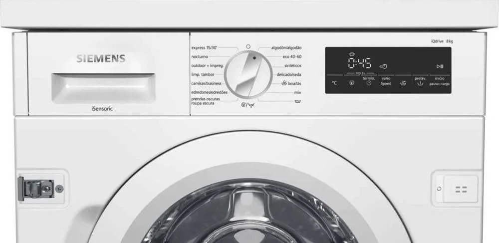 Built-In Clothes Washing Machine Wi14w542es Iq700 8kg 1400rpm (White) - Siemens
