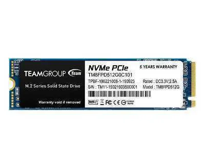 Ssd M.2 Pcie Nvme Team Group 512gb Mp33 Pro-2400r/2100w-220/200k Iops