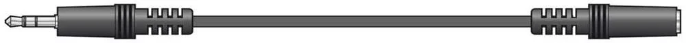 3.5mm Stereo Plug To 3.5mm Stereo Socket Lead 6.0m