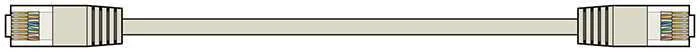 Cat5e Patch Lead UTP RJ45 Plug para RJ45 Plug 15..