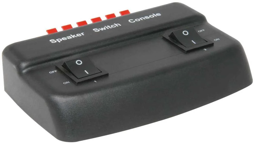 Loudspeaker Selector, 2-Way - Black