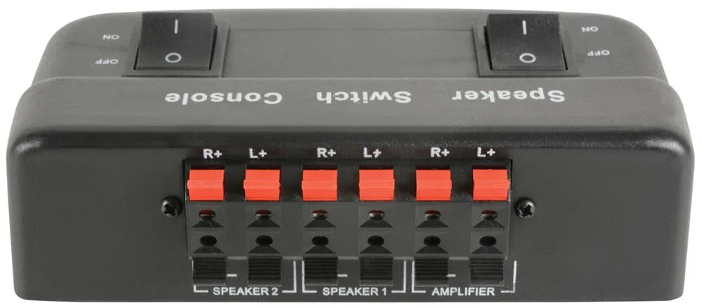 Loudspeaker Selector, 2-Way - Black