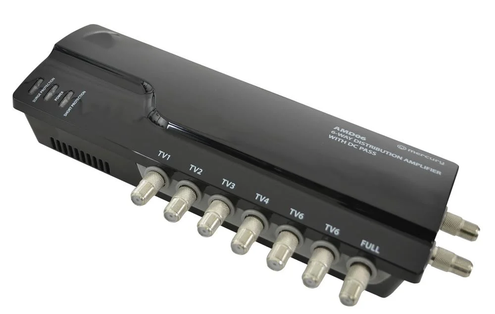6 Way Vhf/Uhf Distribution Amplifier