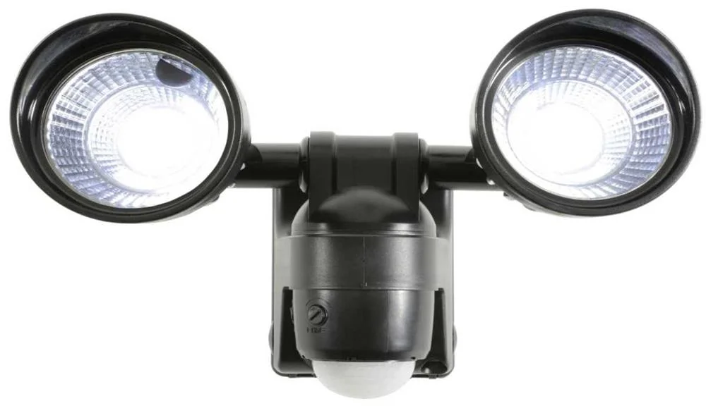 Bateria Twin LED Floodlight com PIR