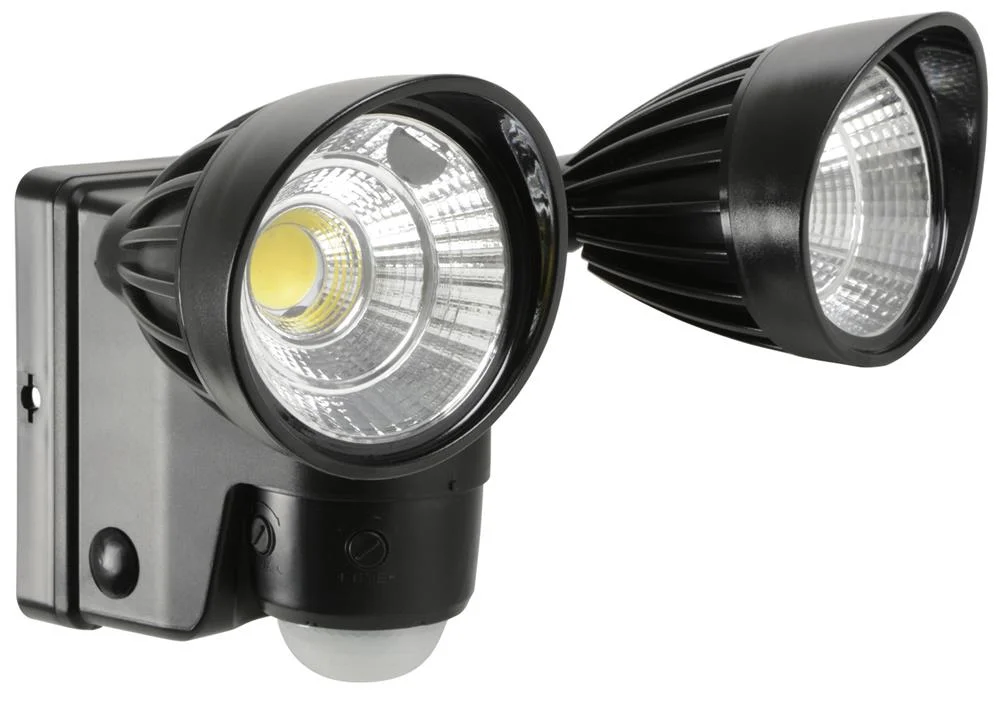 Bateria Twin LED Floodlight com PIR