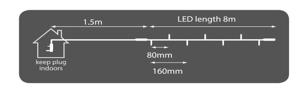 100 LED H Dever