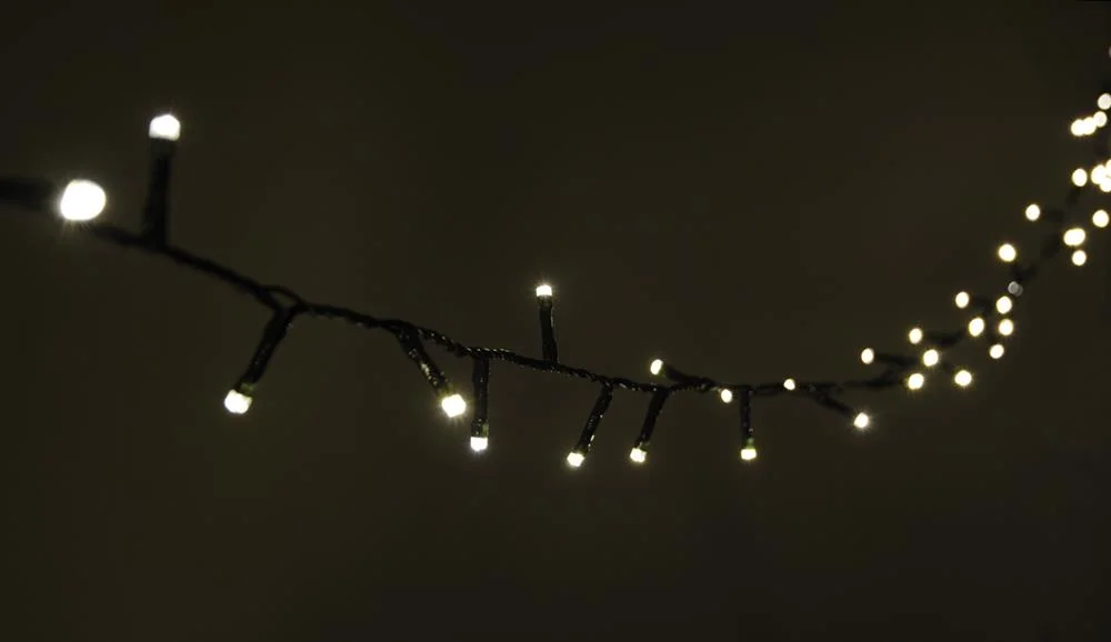 200 Luzes de Cordas LED com Timer Ww