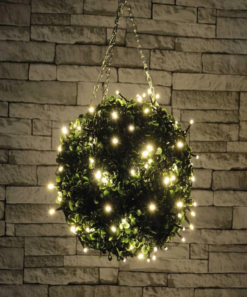 120 LED Battery String Light Warm White