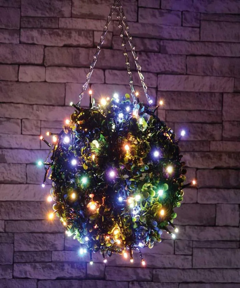 120 Bateria LED Batter String Light Multicolour