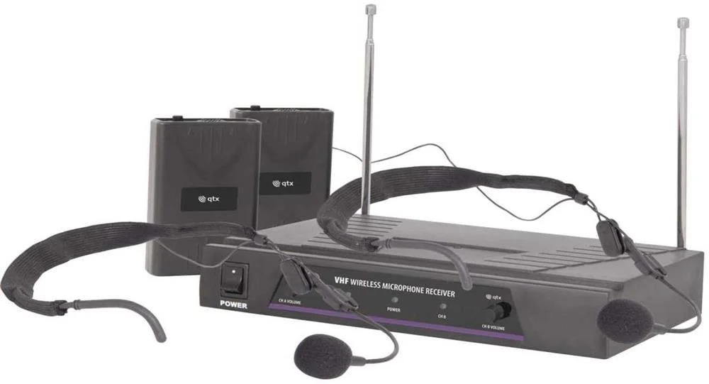 Vhf Dual Neckband Wireless System - 174.1 + 175.0mhz