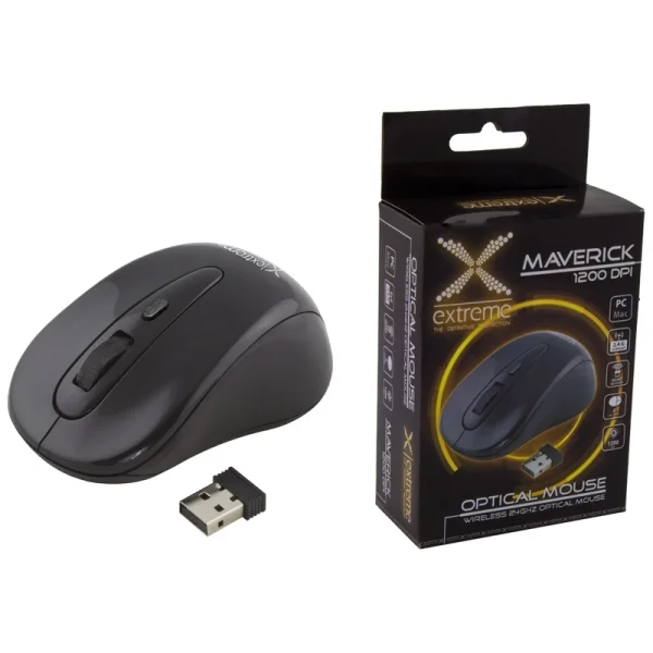 Rato Óptico Usb S/ Fios (3d) 2.4ghz Preto