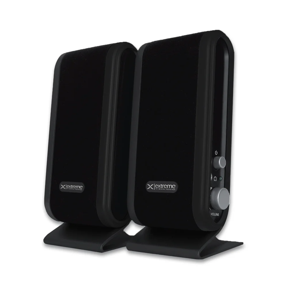 Colunas 2.0 Stéreo USB Extreme Fusion Black