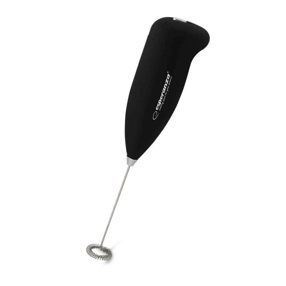 Esperanza Mini Milk Frother Latte Black