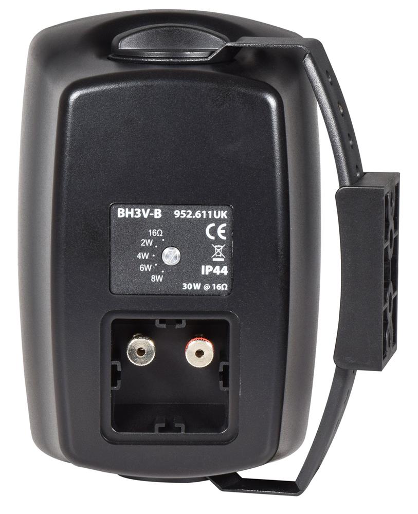 Bh3v-W 100v Background Speaker Ip44 Black