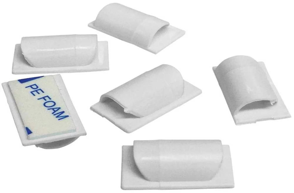 Cable Tidy Clips White Pack Of 20