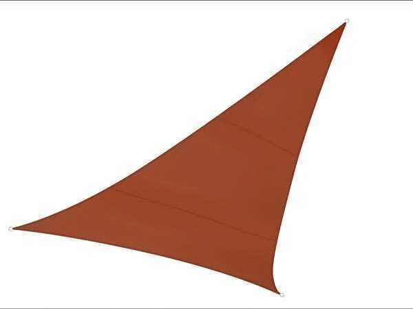 TOLDO VELA - TRIANGULAR - 5 x 5 x 5 m - COR: TERR.