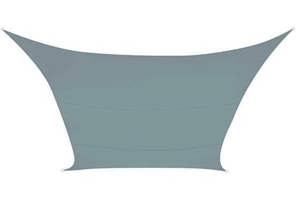 Toldo Vela - Quadrado - 3.6 X 3.6 M - Cor: Cinza Claro