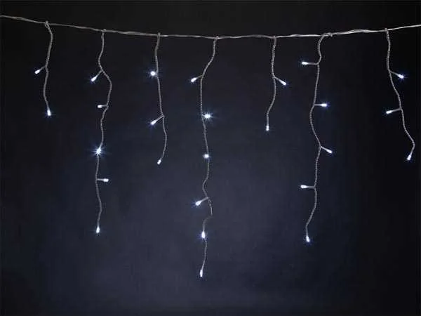 Rana LED - 2 X 0.6 M - 72 Lâmpadas Brancas - Fio Transparente - Modulator - 24 V