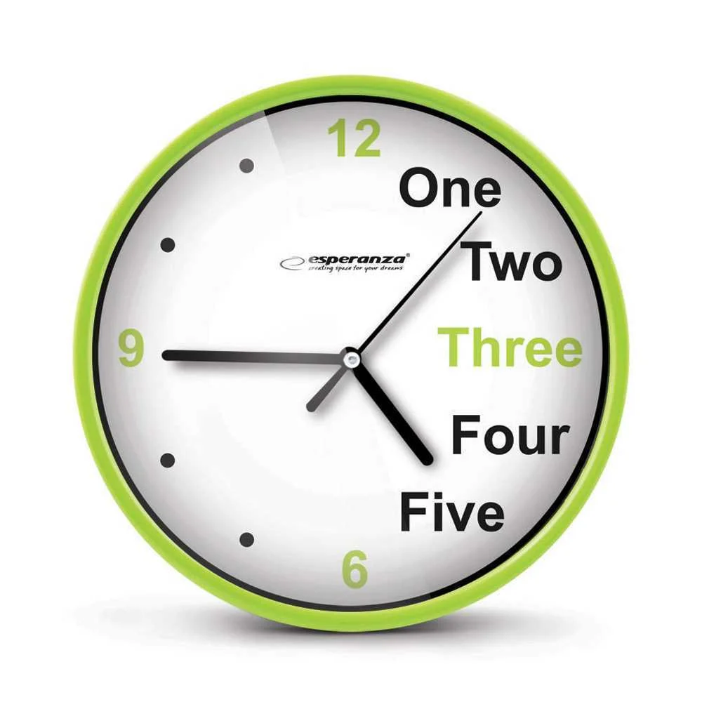 Esperanza Wall Clock Prague green