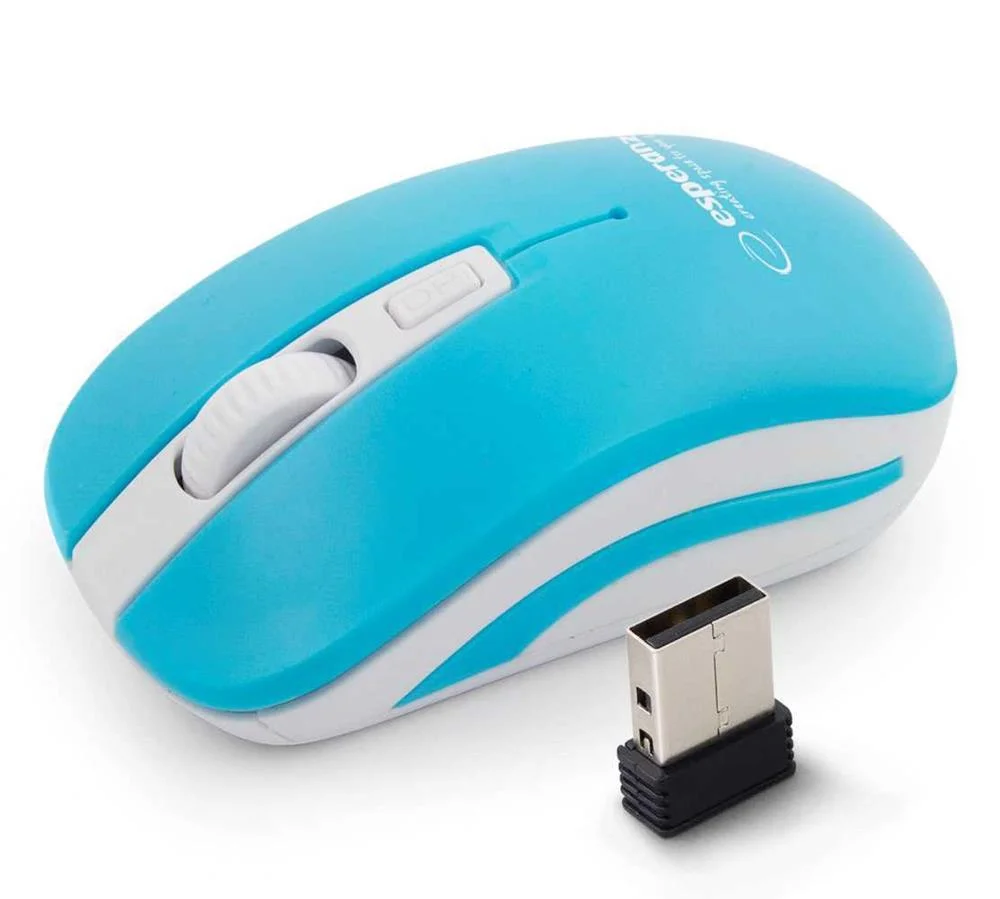 Esperanza Wireless 2.4ghz Optical Mouse 4d Usb Uranus Blue/White