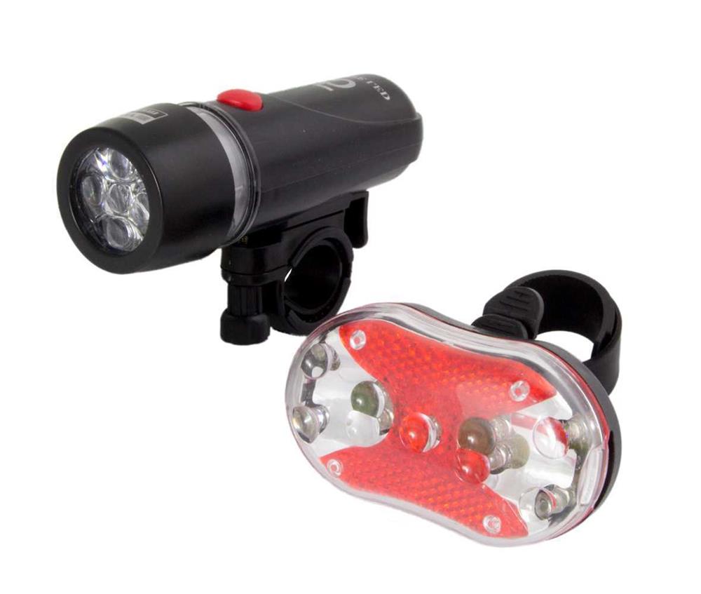 Esperanza Bike Tail & Front LED Light Set Alphecca