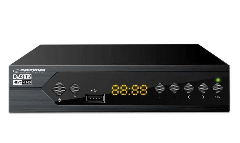Esperanza Dvb-T2 H.265/Hevc Digital Terrestrial Tv Receiver Ev107p