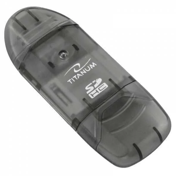 Titanum Ta101k Sdhc Usb 2.0 Carde Black Black