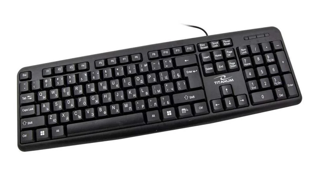 Titanum Wired Standard Teclado Usb Bg