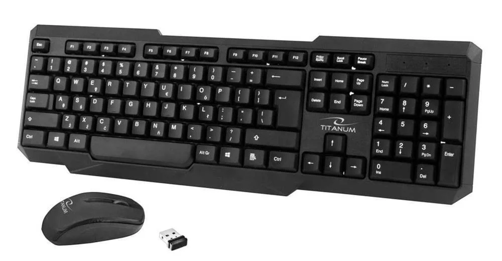 Titanum 2.4ghz Wireless Set Usb Memphis