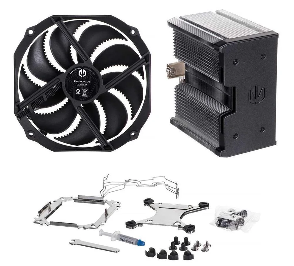 Endorfy Fortis 5 Processor Air Cooler 14 Cm Black  Grey  Steel