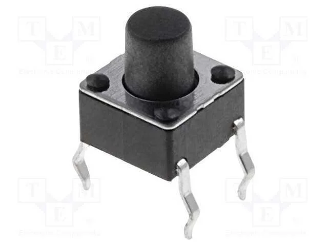 Microinterruptor TACT SPST-NO Pos:2 0,05A/12VDc