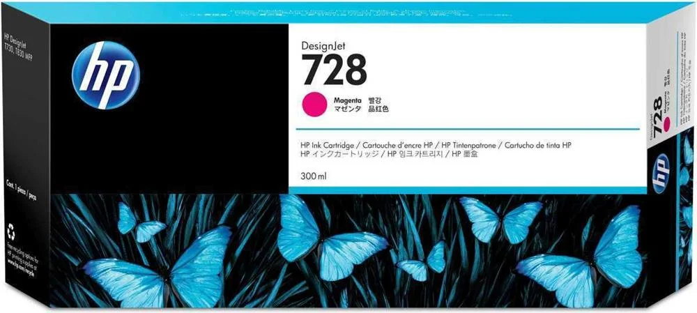 Hp 728 300ml Magenta Tinteiro