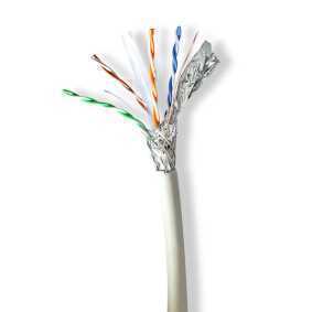 Bobina de Cable | Cat6a | Sólido | S/Ftp | Cobre | 100.0 M | para Interior | Redondo | Lszh | Gris |