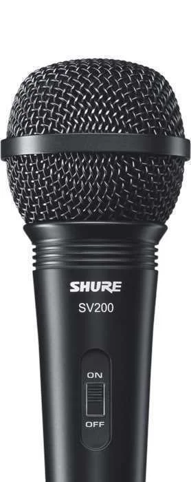 Shure Sv200 Microfone Preto Microfone de Karaoke