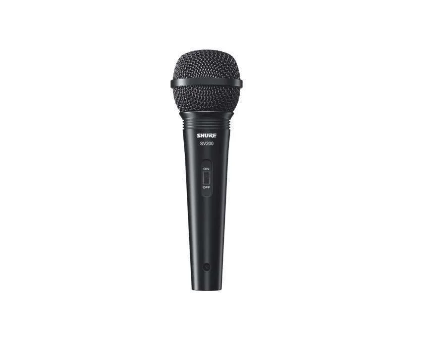 Shure Sv200 Microfone Preto Microfone de Karaoke