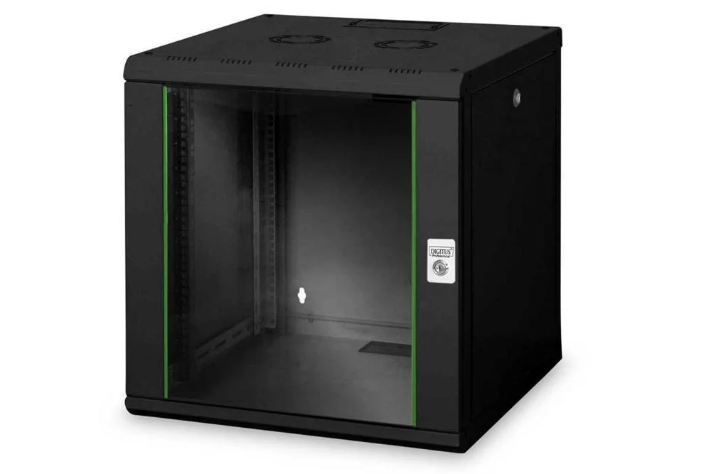 Caja Mural Digitus 12u 643x600x600 Color Negro