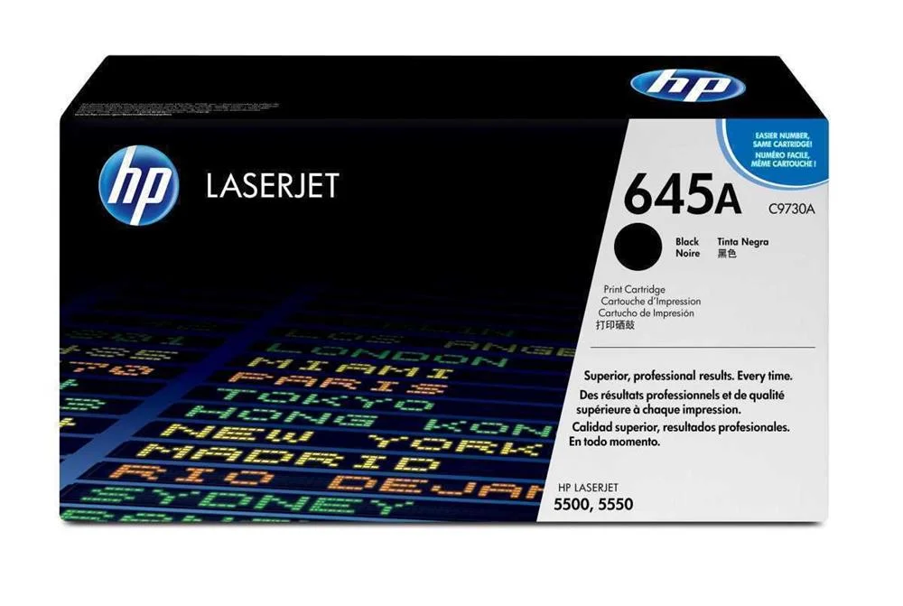 Hp Cartridge No 645a Hp645a Hp 645a Black Schwarz (C9730a)