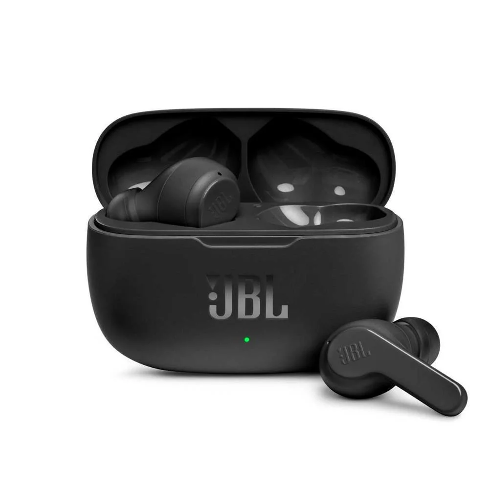 Auriculares Bluetooth Jbl Wave 200tws Con Estuche.
